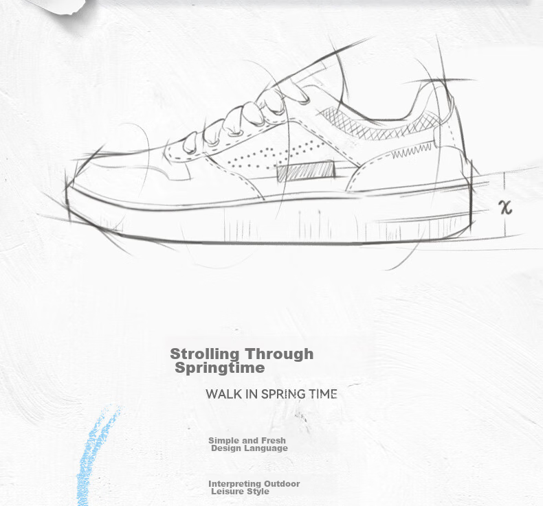 ERKE Men's Canvas Shoes, Summer New Style Breathable Versatile Casual Shoes, Student White Sneakers Sports Shoes | Chunche 2