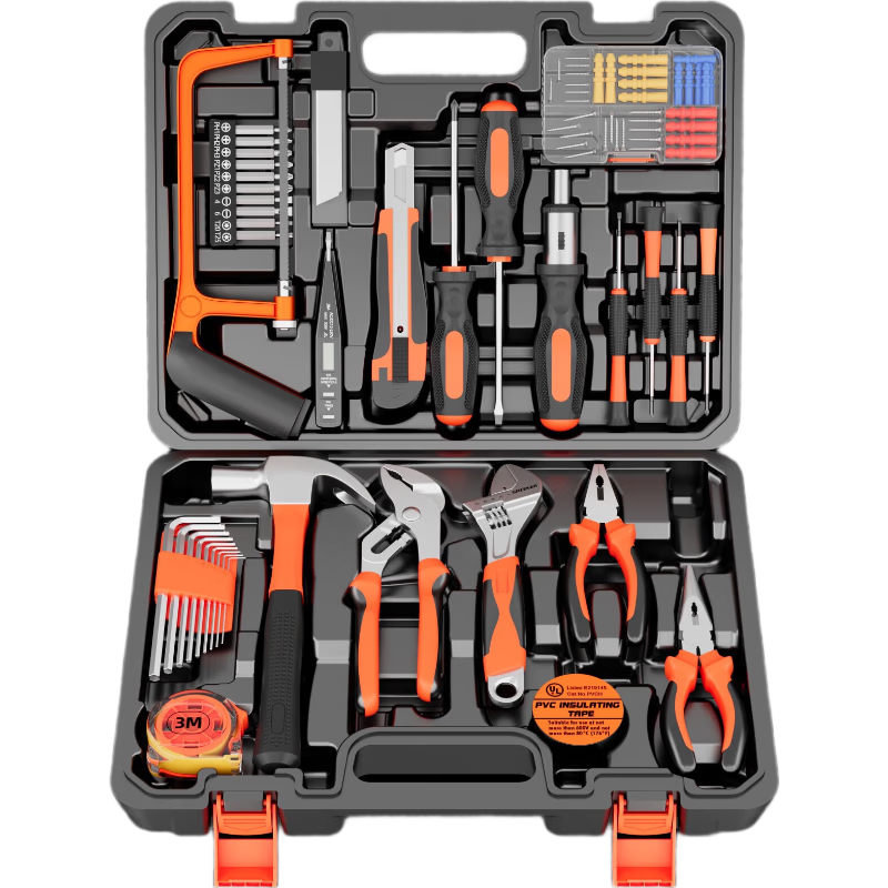 GREENER Household Toolbox Set Multi-Functional Electrician Carpenter Telecom Repair (Electrician Edition) Set
