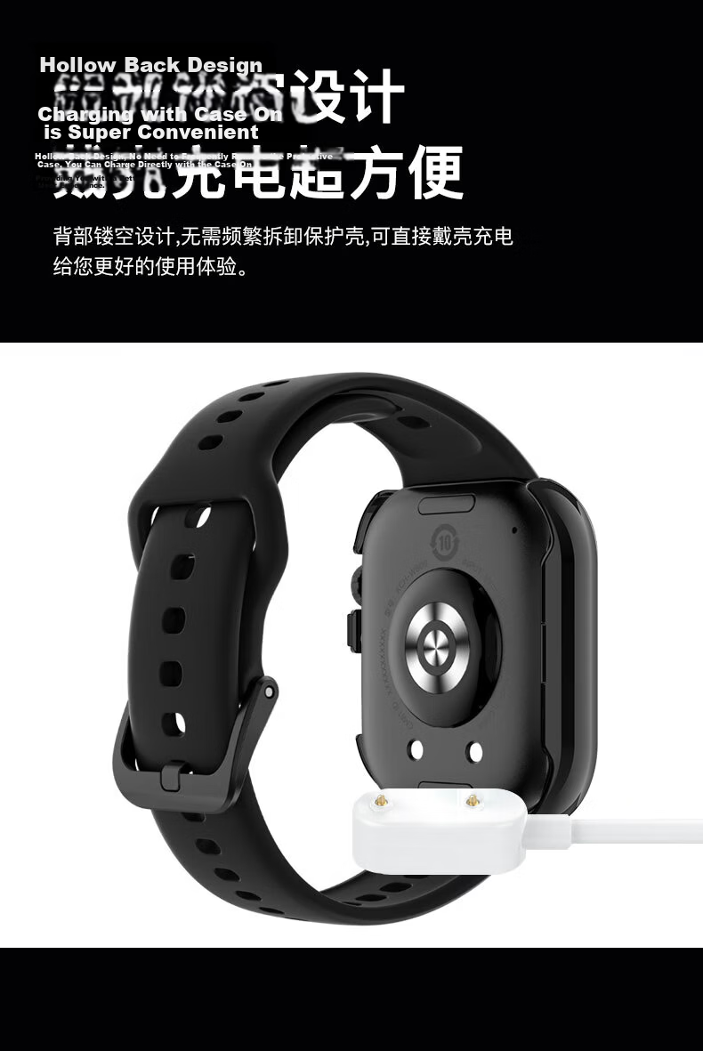 KMaxAI Screen Protector and Hard Case Full Coverage Protective Shell for Honor Choice ROSSINI Smartwatch 2i, Anti-Scratch, Drop-Proof, Anti-Fingerprint Tempered Glass, Black 9