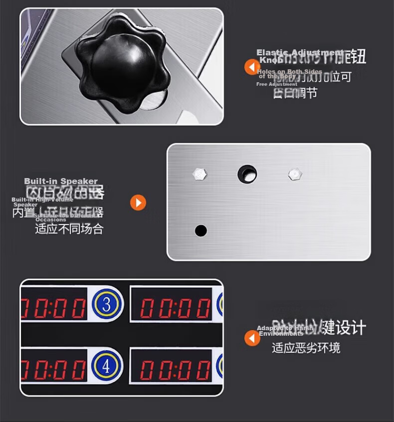 BJ Timer, Kitchen Baking Steaming Fish Student Countdown Time Management Timer, Magnetic Attachment Mechanical Reminder 16
