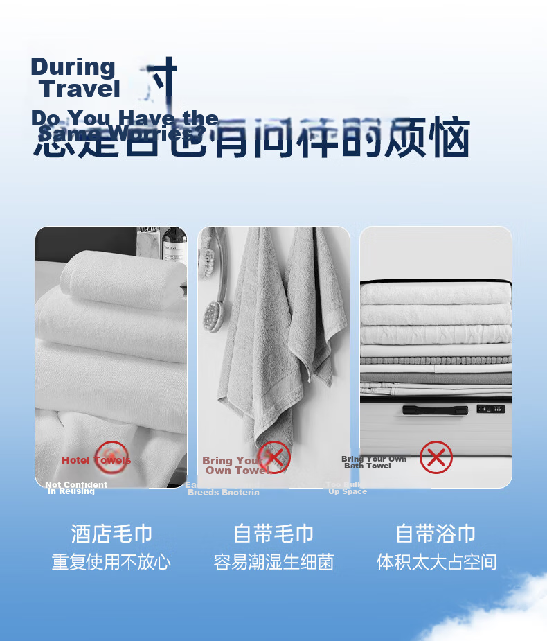 Grace Disposable Bed Sheet, Duvet Cover, Pillowcases, Travel Four-Piece Set, Hotel Hygiene Protection, Skin-Friendly, Breathable Bedding, Double Set 2