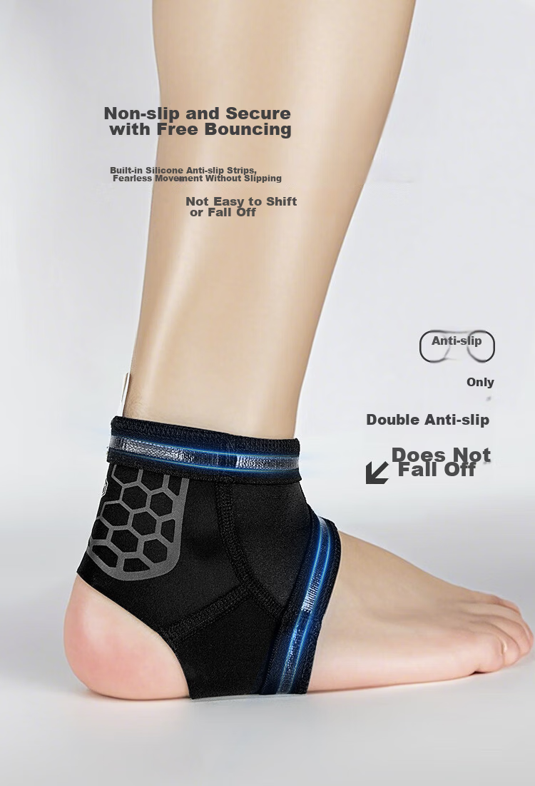JD Jingzao Integrated Compression Ankle Brace Ankle Sprain Support Recovery Sleeve Sports Exercise Anti-Sprain Ultra-Thin Wrist Protector 8