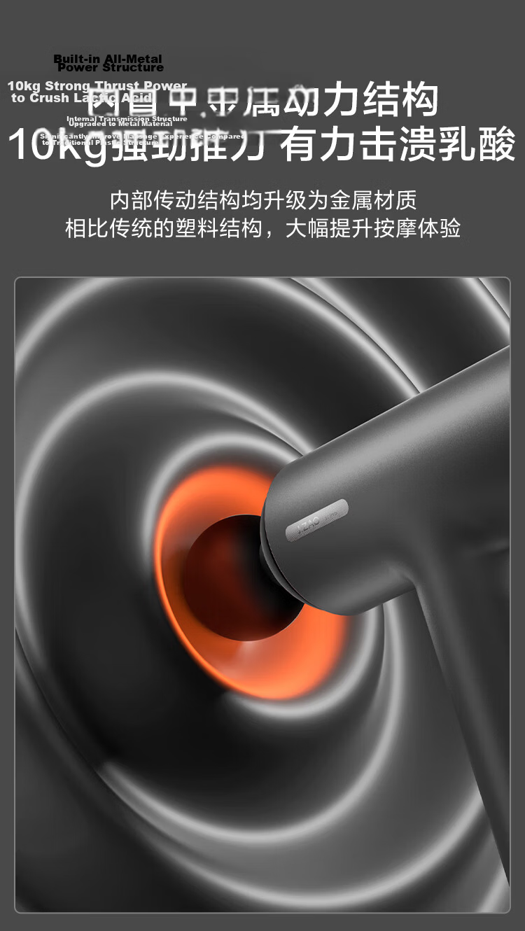 JD Original [Mid-Autumn Festival Gift] Professional-Grade Hot Compress Fascia Gun J9 Heat Full Body Muscle Massager Shoulder And Neck Massage Device Competition-Level Massager Birthday Gift for Parents And Friends 6