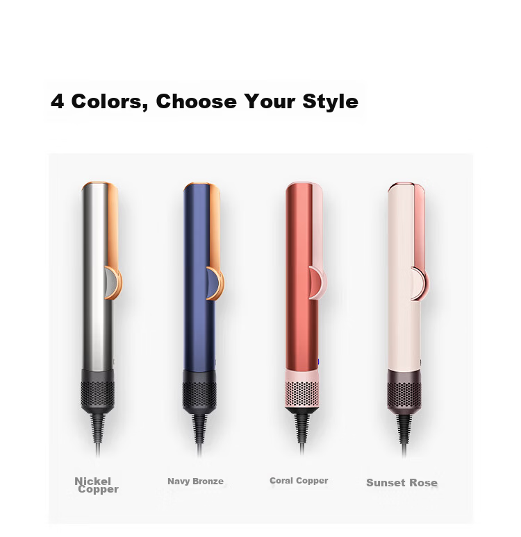 DYSON Airstrait HT01 Hair Dryer And Straightener, 2-In Blow Dryer And Straightening Iron, Wet And Dry Use, Quick-Drying Hair Care, Recommended, Coral Copper Plate 9
