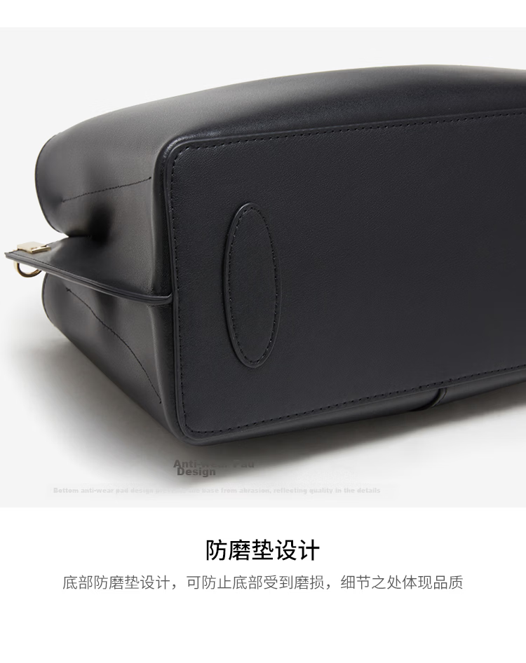 Kouyi Women's Leather Handbag High-Grade Single Shoulder Bag Large Capacity Birthday Gift for Girlfriend Wife 25