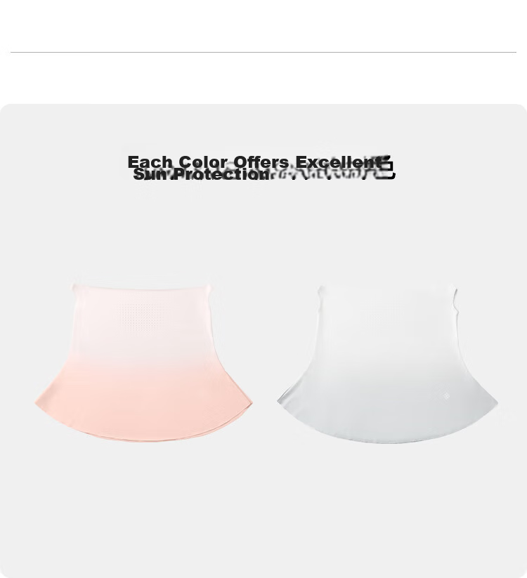 JIUMU Ice Silk Sun Protection Face Mask for Women Summer UV Protection Sunshade Veil Neck Guard Breathable Full Face Mask for Driving 17