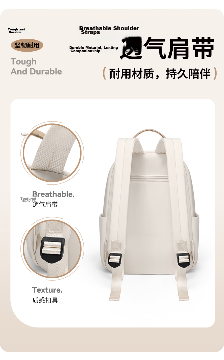 POLO Backpack for Women, Large Capacity Travel Bag, Business Trip Schoolbag, Casual Versatile Backpack, Birthday Gift for Girlfriend 10
