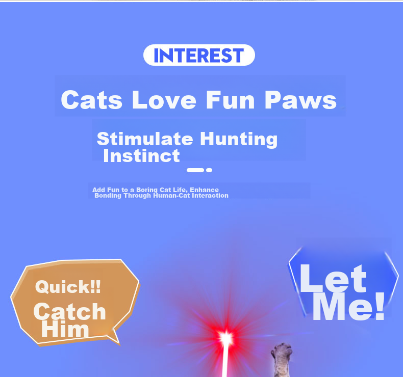 SHENYU 2-in-1 Cat Laser Pointer and Wood's Lamp UV365 Purple Light Cat Toy 11