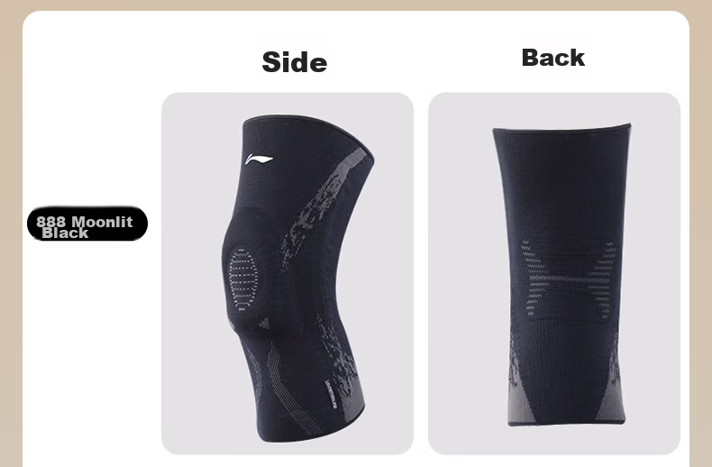 Li-Ning Knee Pads for Sports, Running, Meniscus Protection, Professional Basketball Knee Guards, Badminton Knee Support, Hiking Patellar Strap for Me 44