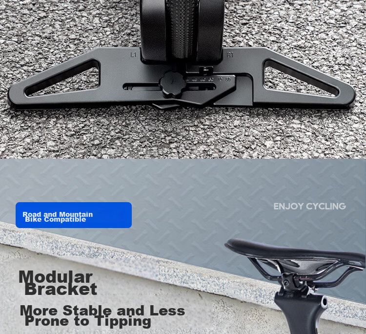 Move Iron Bicycle Parking Rack, Road And Mountain Bike Display Stand, Adjustable Foot Support, Portable Base for Home Use 7