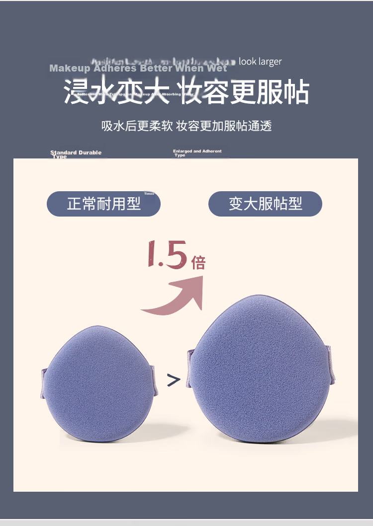 UPLUS Double-Sided Air Cushion Powder Puff with Egg Yolk Design, 4 Pieces, Ultra-Soft for Dry And Wet Use, No Powder Absorptio 7