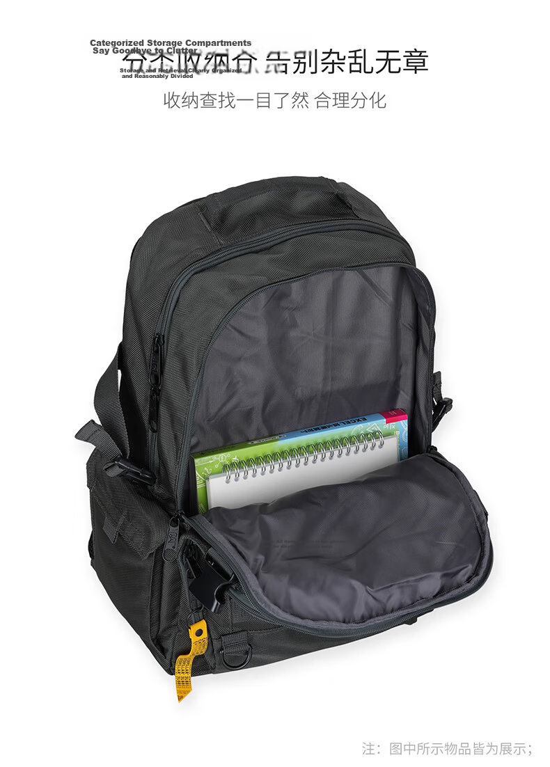 CAT Backpack Lightweight Laptop Bag 15/16 Inch Business Backpack Large Capacity Simple Outdoor Men's Gray Green 84033 6
