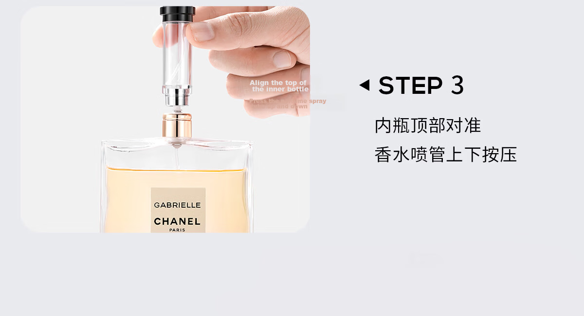 CARLI BYBEL High-End Perfume Refillable Bottle with Mini Portable Travel Spray Empty Bottle at Bottom, 5ml 6