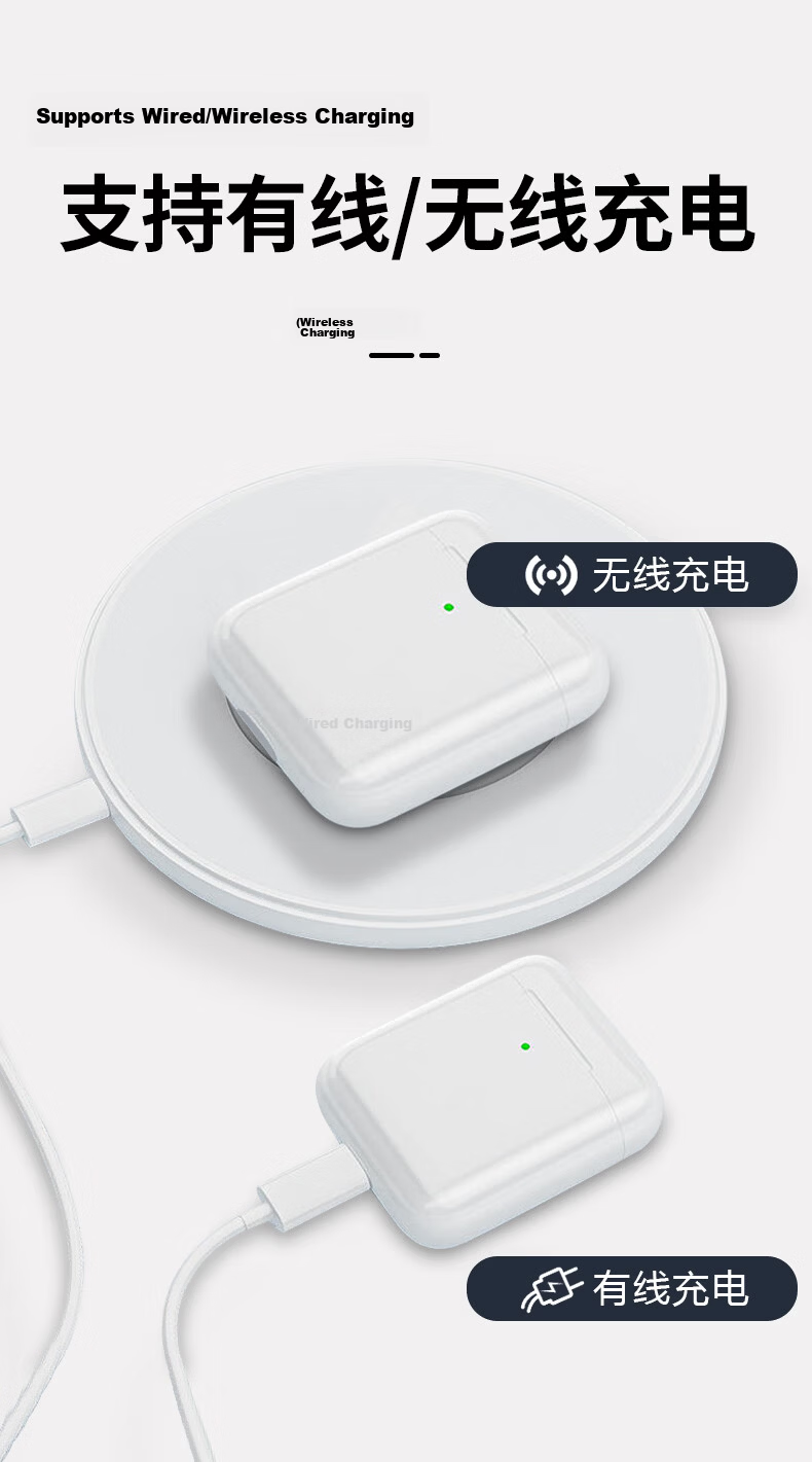 Masentek Replacement Charging Case for Apple AirPods Pro 3rd Generation Wireless Earbuds Battery Box Compatible with AirPods 1/2/3/4 9