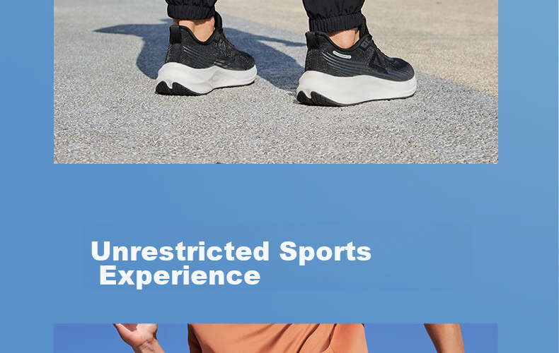 PEAK Men's Sports Pants, Summer Quick-Dry Sun Protection Breathable Running Outdoor Trousers, Black Elastic Ankle Casual Long Pants DF352281 15