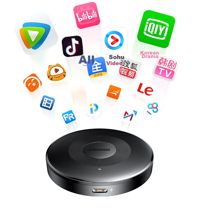 UGREEN Wireless Screen Mirroring Device for Smartphones, 4K HD Video Synchronizer, HDMI Transmitter And Receiver, Compatible with Apple, Huawei, Xiaomi Phones, Computers, TVs, Monitors, And Projectors 45169 19