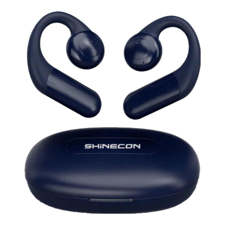 SHINECON QH-003 Open Bluetooth Bone Conduction Earphones Open-Ear Sports Headphones Noise Cancelling Running Cycling Earbuds Huawei Apple Birthday Gift
