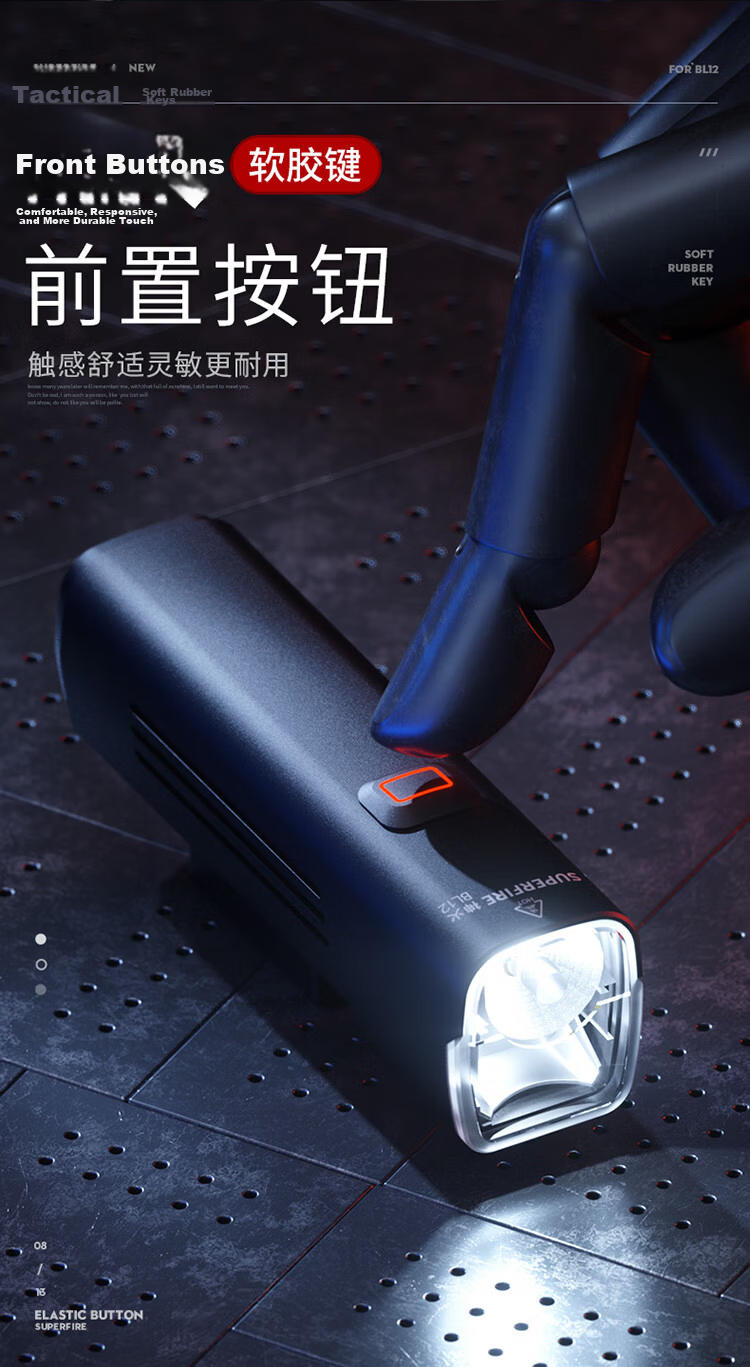 SupFire BL54 German Standard Bicycle Front Light Mountable Mountain Road Bike Night Riding High Brightness Flashlight Cycling Equipment 20
