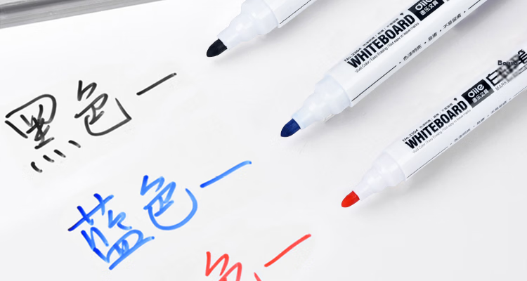 Dile Preferred Series Erasable Whiteboard Markers Water-Based Pens Office Stationery Black Blue Red 10pcs/Box 33014 Mixed Colors 7