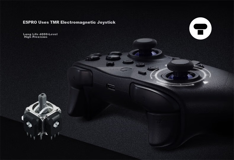GuliKit Guli ES Pro Wireless Gaming Controller for Switch 2 with One-Key Wake-up, Compatible with Android, Apple, PC, Steam, TMR Joystick, Linear Type, Xbox Horizon 6 7