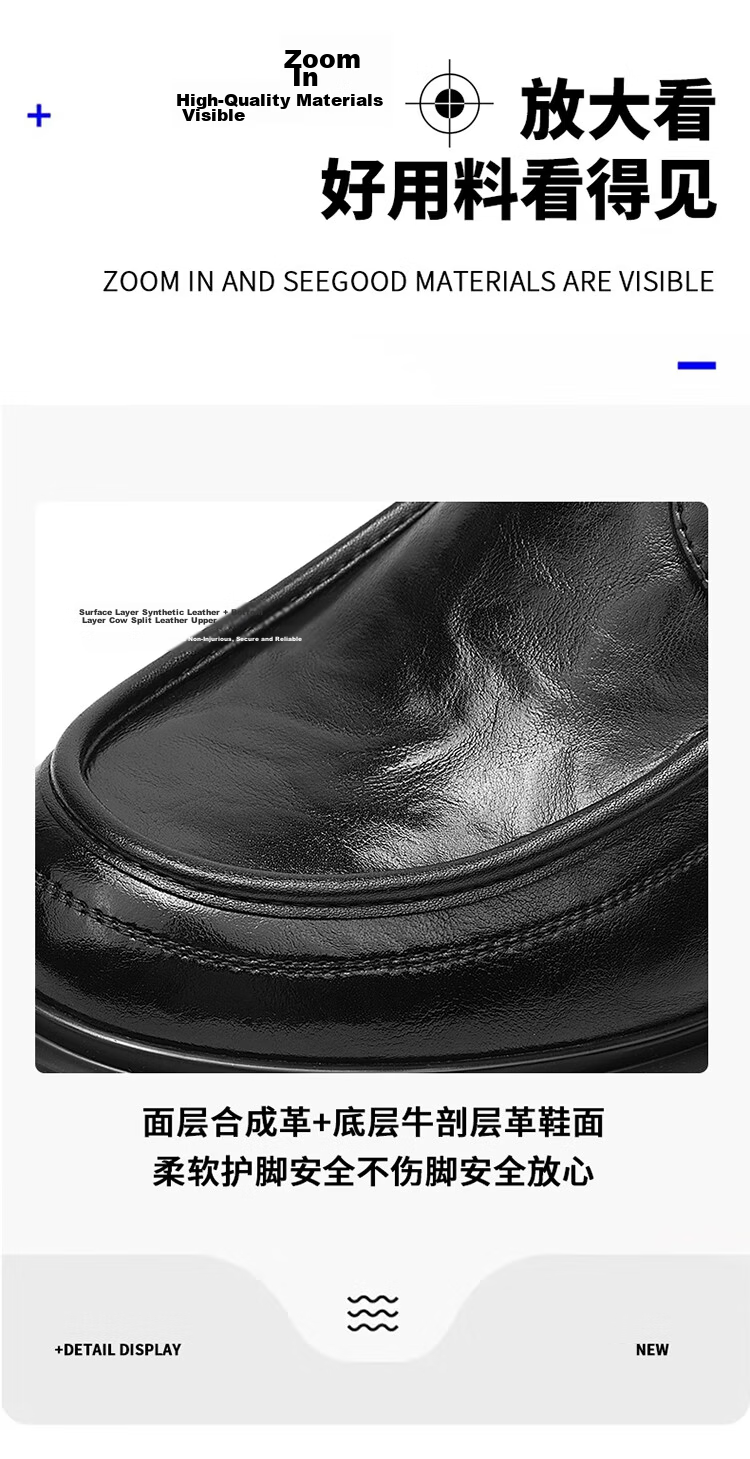 Bull Family Men's Summer Breathable Hollow Leather Sandals Business Formal Shoes British Style Commuter Wedding Derby Shoes 22