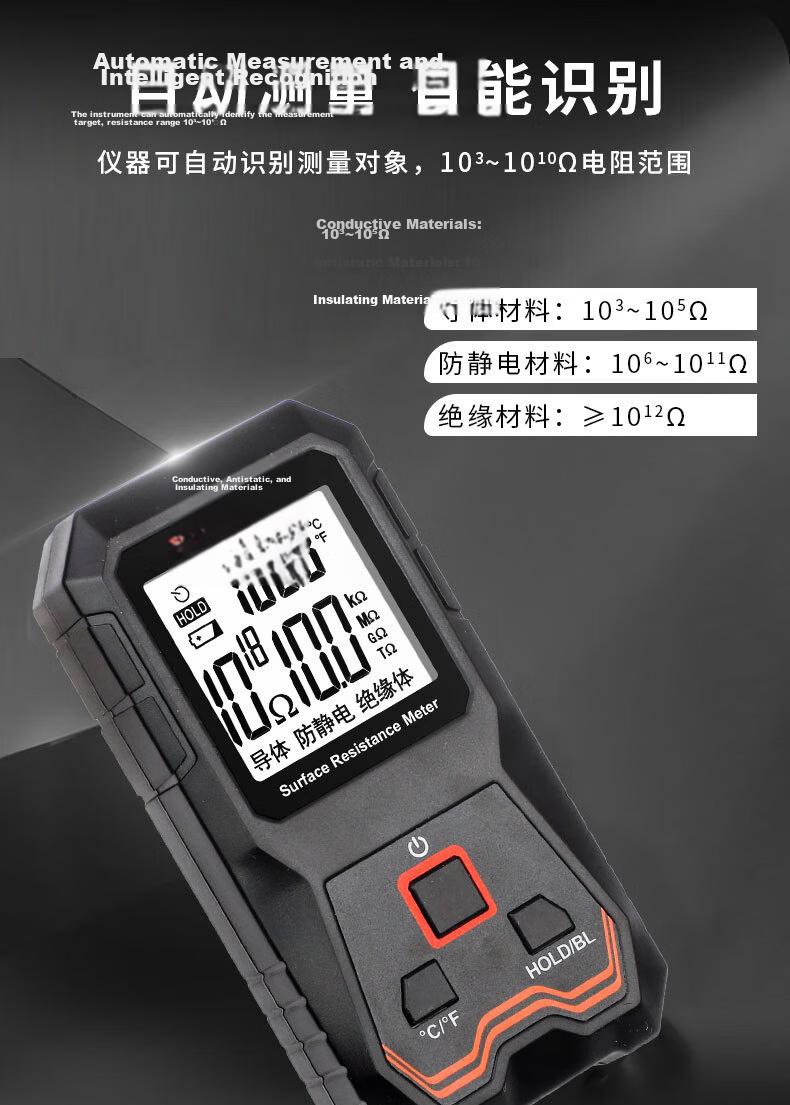 VICTOR VC960B Handheld Insulation Resistance Tester Digital Megohmmeter Multimeter 2-in-1 4