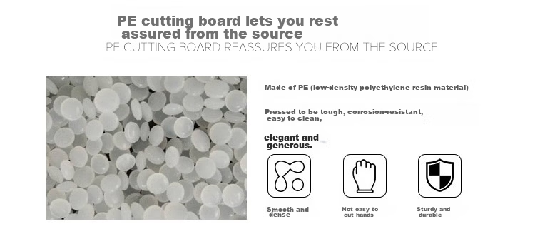 Universal Round Cutting Board 48x5cm Thickened PE Commercial Meat and Vegetable Chopping Board Plastic Butcher Block 4