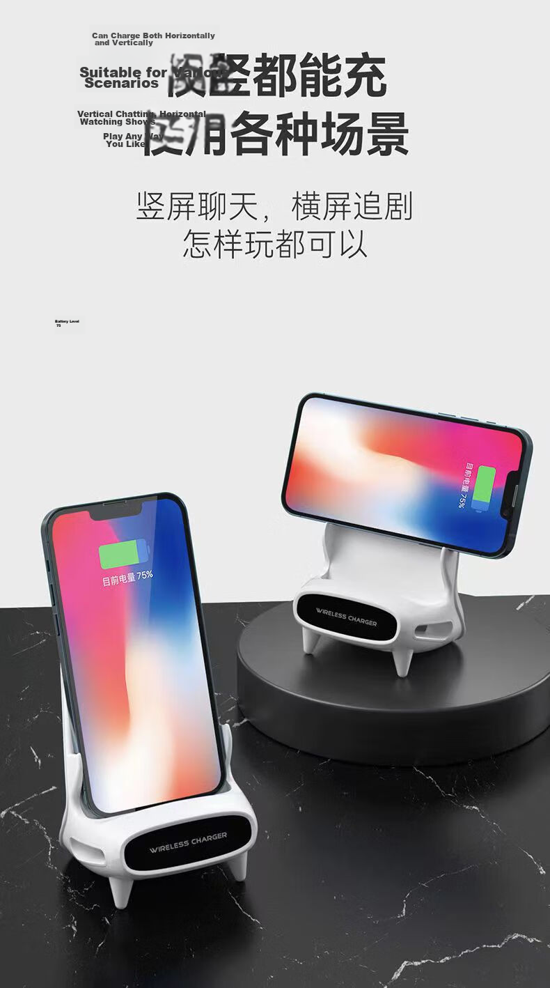 Zitai Baked Paint Magnetic Ring, MagSafe Magnetic Adhesive Patch, Ultra-Thin Magnetic Suction Cup, Car Holder, Wireless Charging for IPhone 18/17/16/15, Compatible with Android/iOS 4