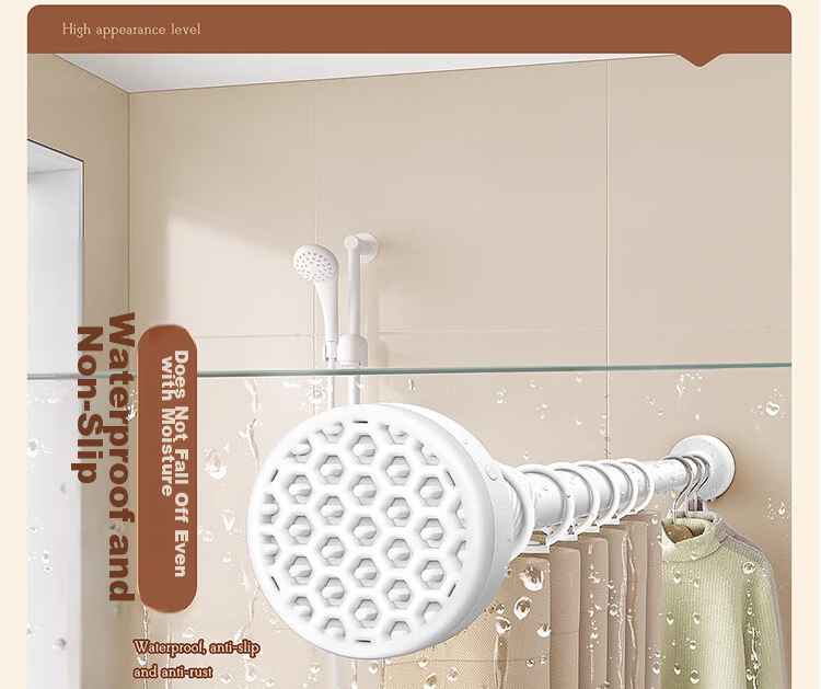 Futuristic Premium Waterproof and Mildew-Resistant Shower Curtain Bathroom Partition Door Curtain Sparkling Galaxy 150x200cm 8