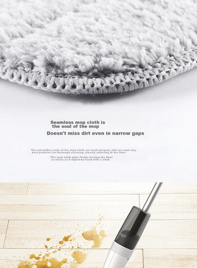 Deerma Lazy Mop Household Floor Spray Mop Flat Washing and Wringing Integrated Spray Mop TB500 14