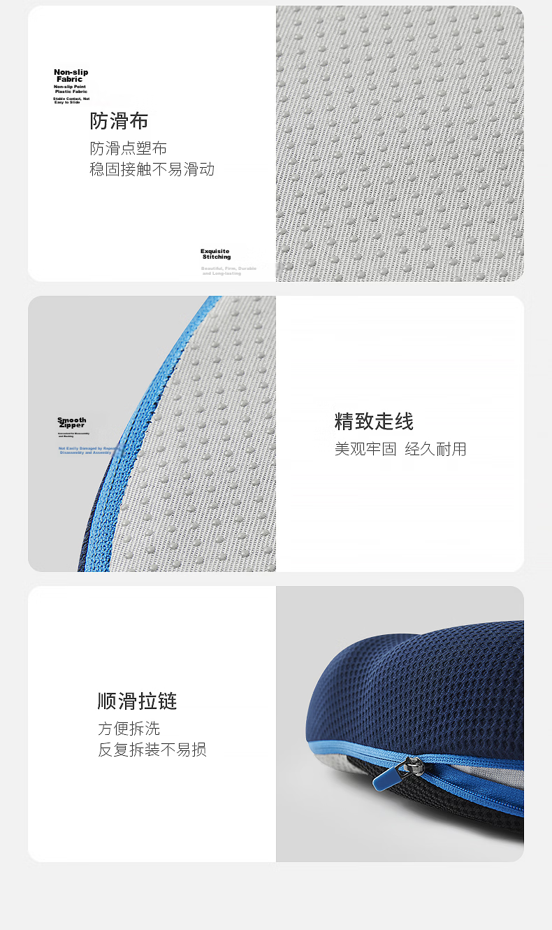 JAGO Hemorrhoid Cushion, Office Tailbone Fracture, Pregnant Women Post-Surgery, Postpartum Butt Pad, Hollow Breathable Seat Cushio 13