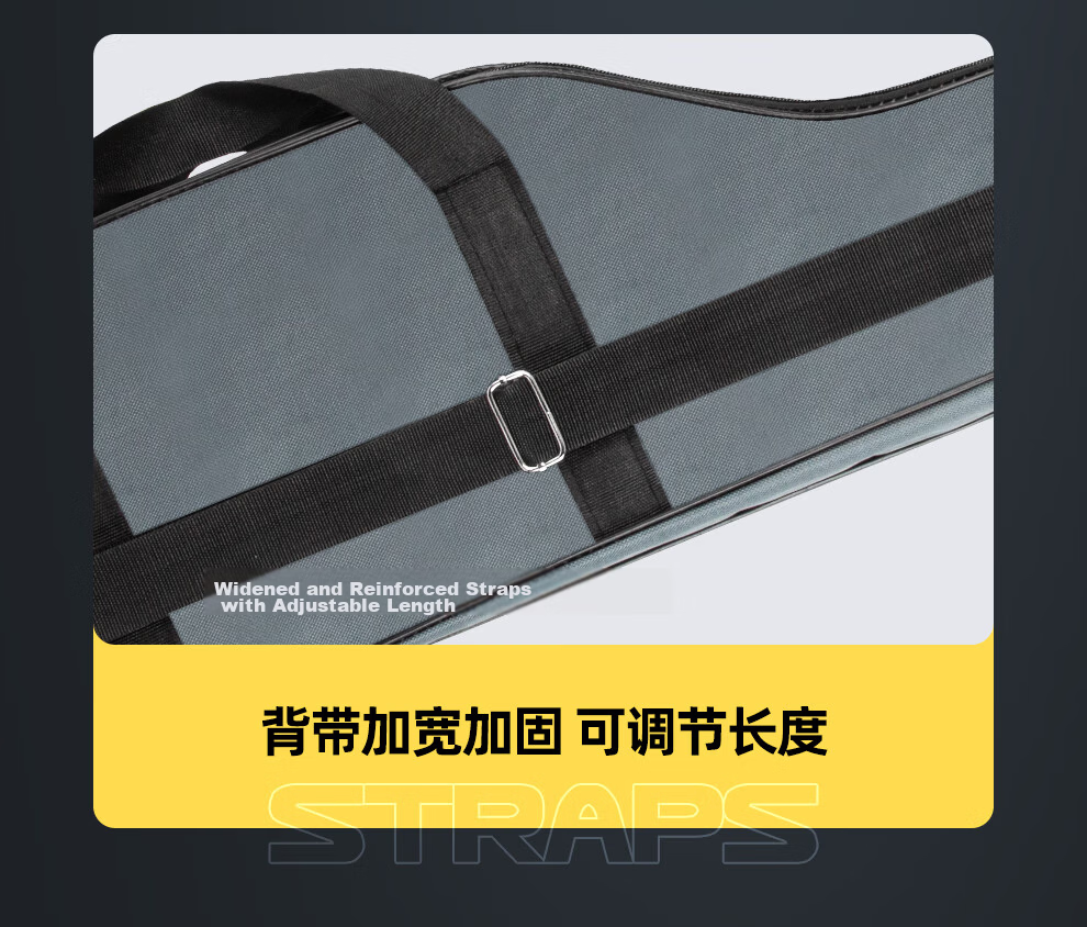 Jinglang 130CM Double-Layer Large Belly Bag, Fishing Tackle Bag, Waterproof Rod Bag, Fishing Bag, Sea Rod Hand Rod Lure Rod Fishing Rod Bag, Fishing Tackle 18