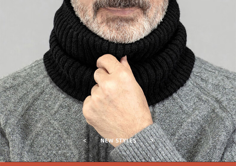 RED DRAGONFLY Hat for Men, Winter Season, Middle-Aged And Elderly, Grandfathers And Fathers, Cold Protection, Warmth, Windproof, Fleece-Lined, Thickened, Knitted Woolen Cap for The Elderly 14