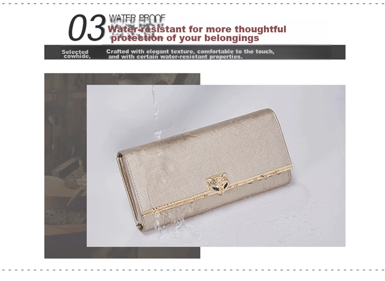FOXER Genuine Leather Women's Large Capacity Long Wallet Card Holder Money Clip Clutch Coin Purse Luxury Girlfriend Birthday Gift 8