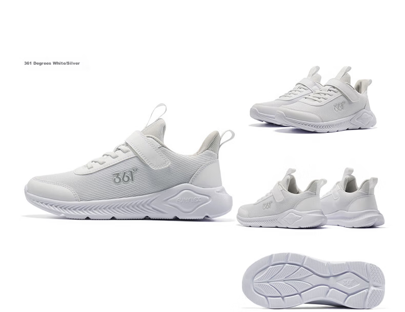 361° Children's Sports Shoes Running Shoes for Boys And Girls (Ages 3-12), Impact-Resistant Toe, Mesh Casual Running Shoes, Pink, Size 41 29