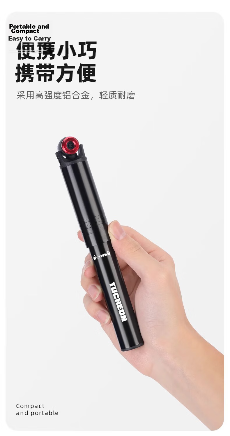 Ousen Portable Mini Bicycle Pump Road Mountain Bike Emergency Cycling Inflator Pump 27