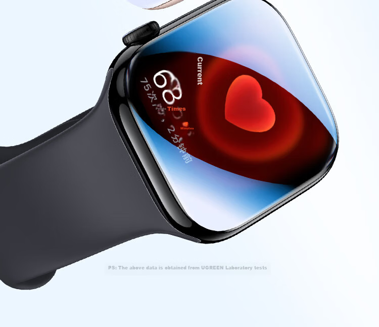 UGREEN [S11 | 2-Pack] Screen Protector for Apple S11/S10 Watch, Full Coverage Anti-Fingerprint Protective Film for Apple IWatch Series 11, 46mm, 2 Pieces 14