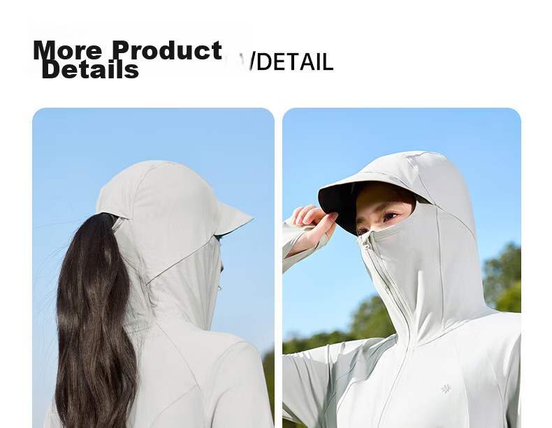 361° Women's Long Sun Protection Jacket Spring Summer Cooling UPF200+ UV Protection Outdoor Breathable Coat 662624601-3 20