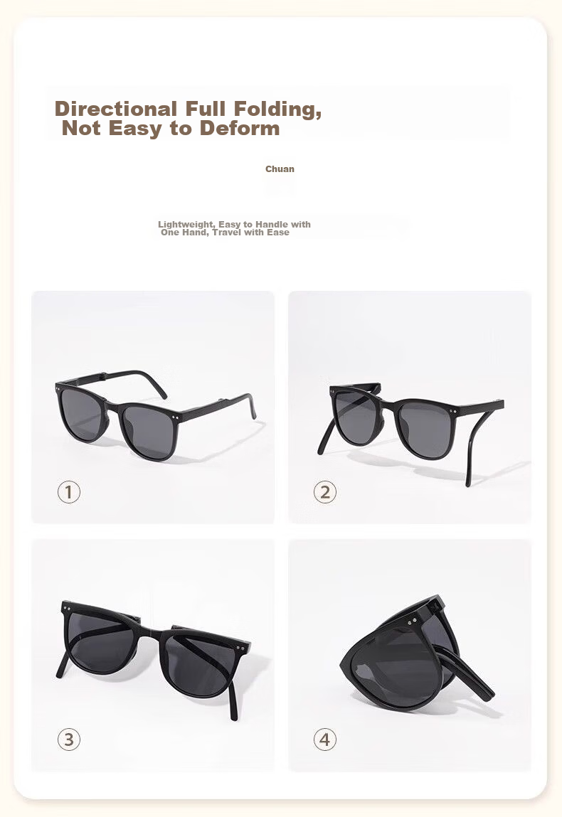 GOGOSOON Children's Sunglasses 2025 Boys Girls Summer UV Protection Foldable Sun Glasses Baby Sunglasses 7