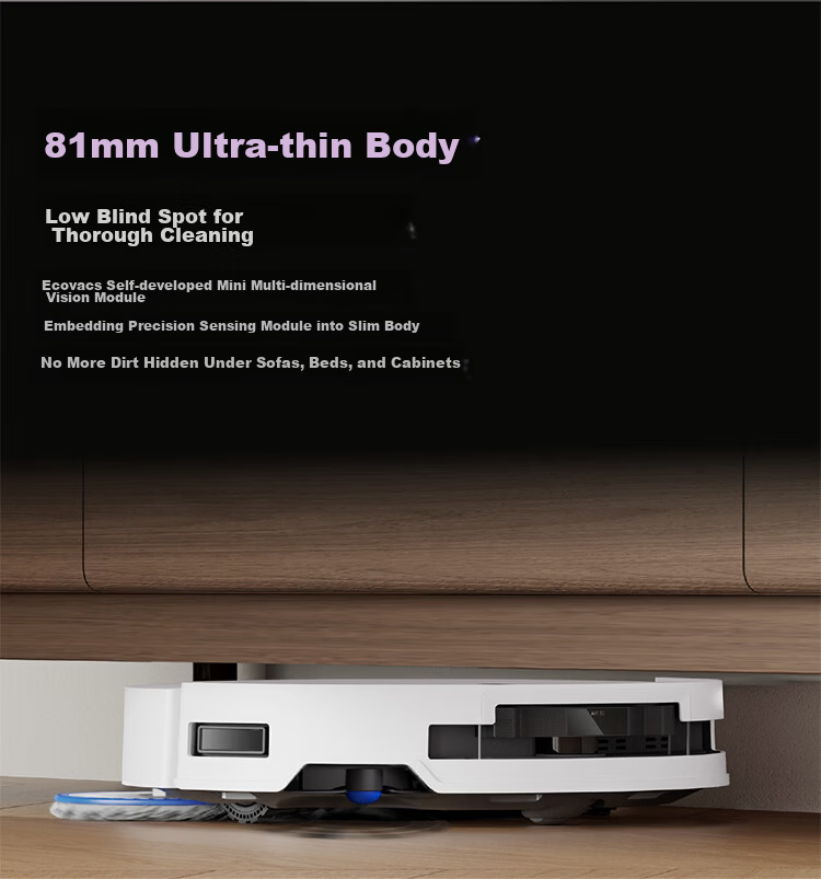 Ecovacs T50 PRO Robot Vacuum Cleaner and Mop Combo with Automatic Cleaning, Self-Dust Collection, Automatic Water Supply, Smart Home Use, Hair Tangle-Free (Supports HarmonyOS Smart Connectivity) 12