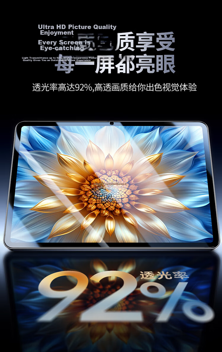 UGREEN Tempered Glass Screen Protector for IPad Mini 7, 8.3-Inch A17 Pro 2024 New Model Universal Mini 6 Film Mini 7/6 Apple Tablet Protective Film High Definition Film 11