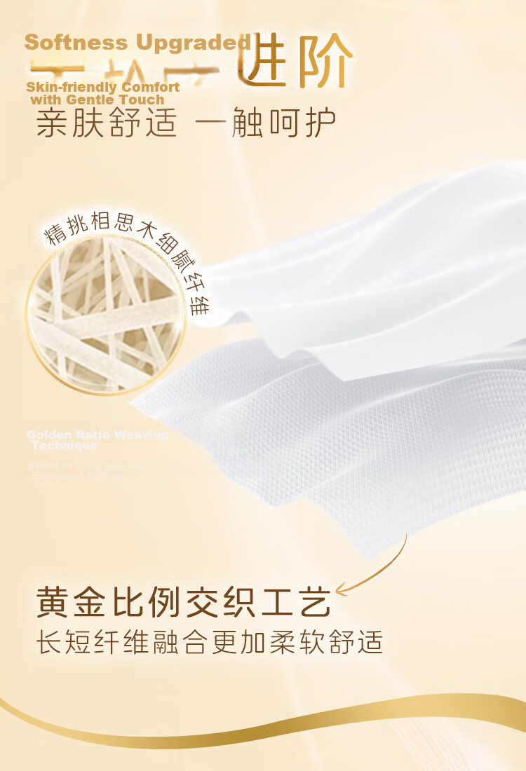 Qingfeng Coreless Toilet Paper Gold Edition 4-Ply 2000g Total 12 Rolls Thick and Heavy Toilet Tissue Rolls 5