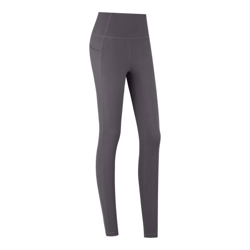 VFU Xingqing Cooling Yoga Pants Women High Waist Hip Lift Running Fitness High Elastic Lightweight Tight Pants Dove Gray Purple M