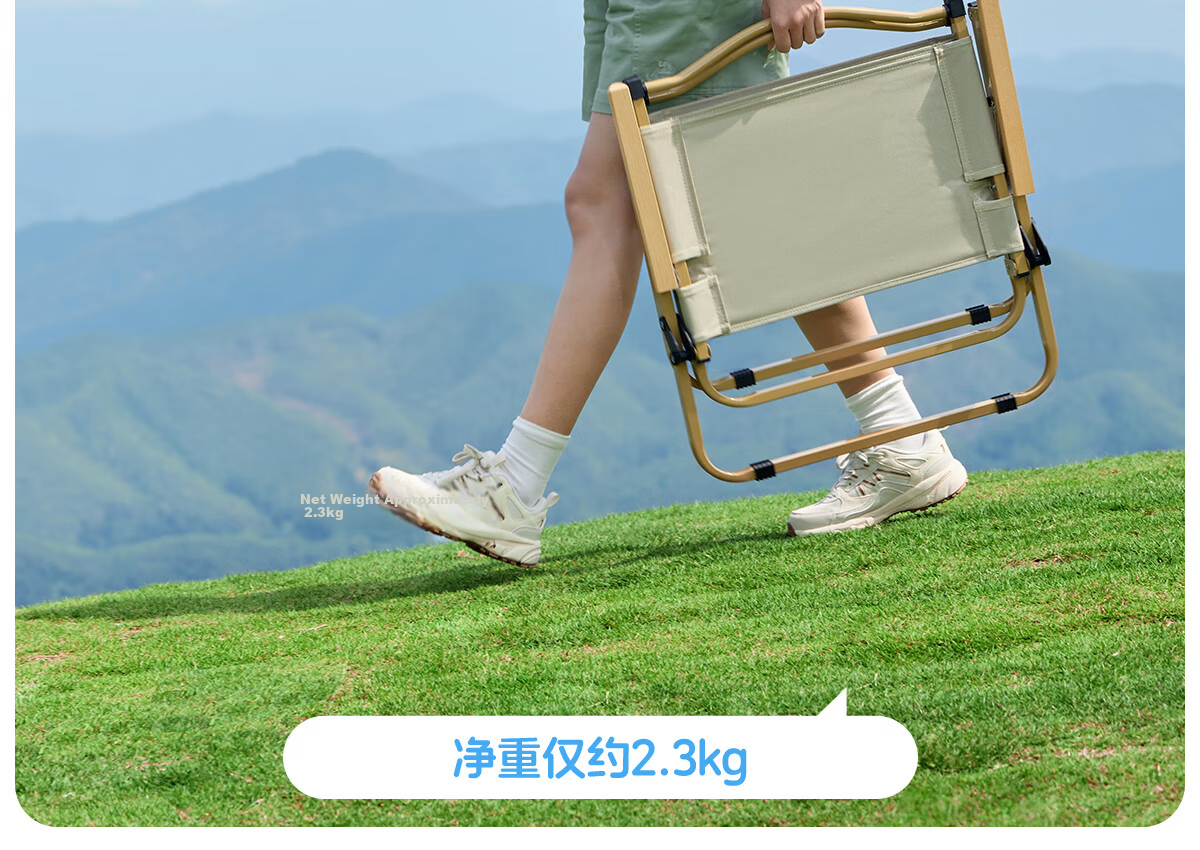 CAMEL Outdoor Camping Folding Chair Portable Backrest Sketching Recliner Camping Fishing Stool Kemit Chair 1J722C7586 30