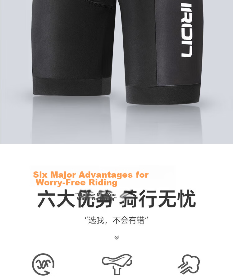 Molun Cycling Shorts with Sponge Pad Unisex Mountain Road Bike Gear Accessories XXL Size 1