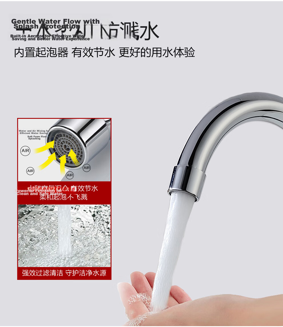 CVBAB Double Hole Basin Faucet Hot and Cold Dual Control Brass Bathroom Washbasin Faucet CV3022 10