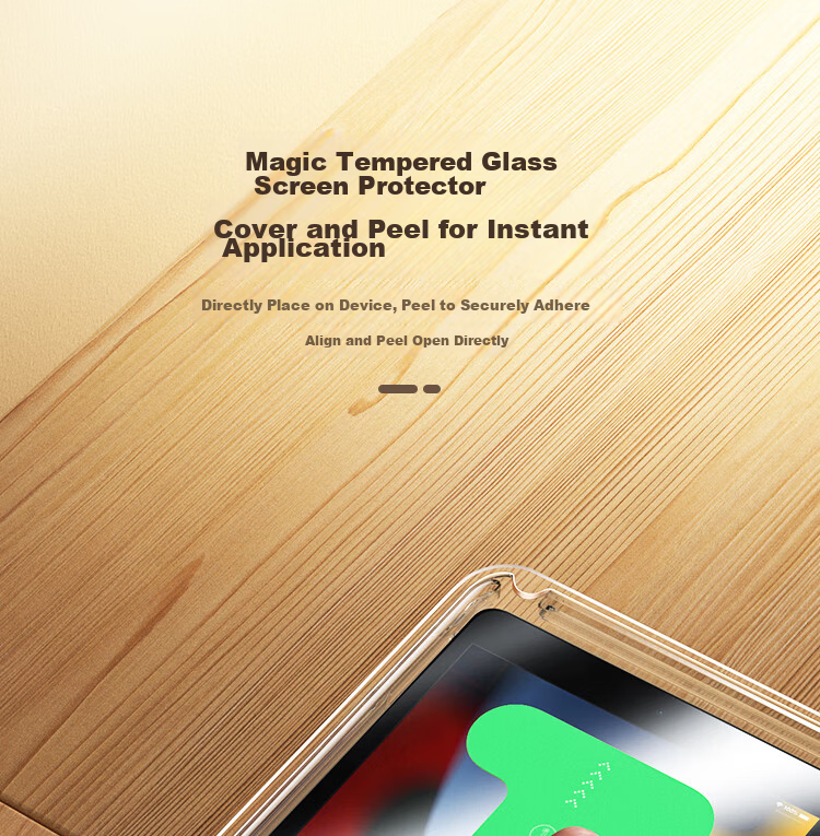BIAZE Compatible with 2026 M4 Chip Apple IPad Air 11-Inch Tempered Glass Screen Protector, Apple Tablet Air8/7/6 Protective Film, Full Screen Coverage Quick Apply Dust-Free Installatio 6