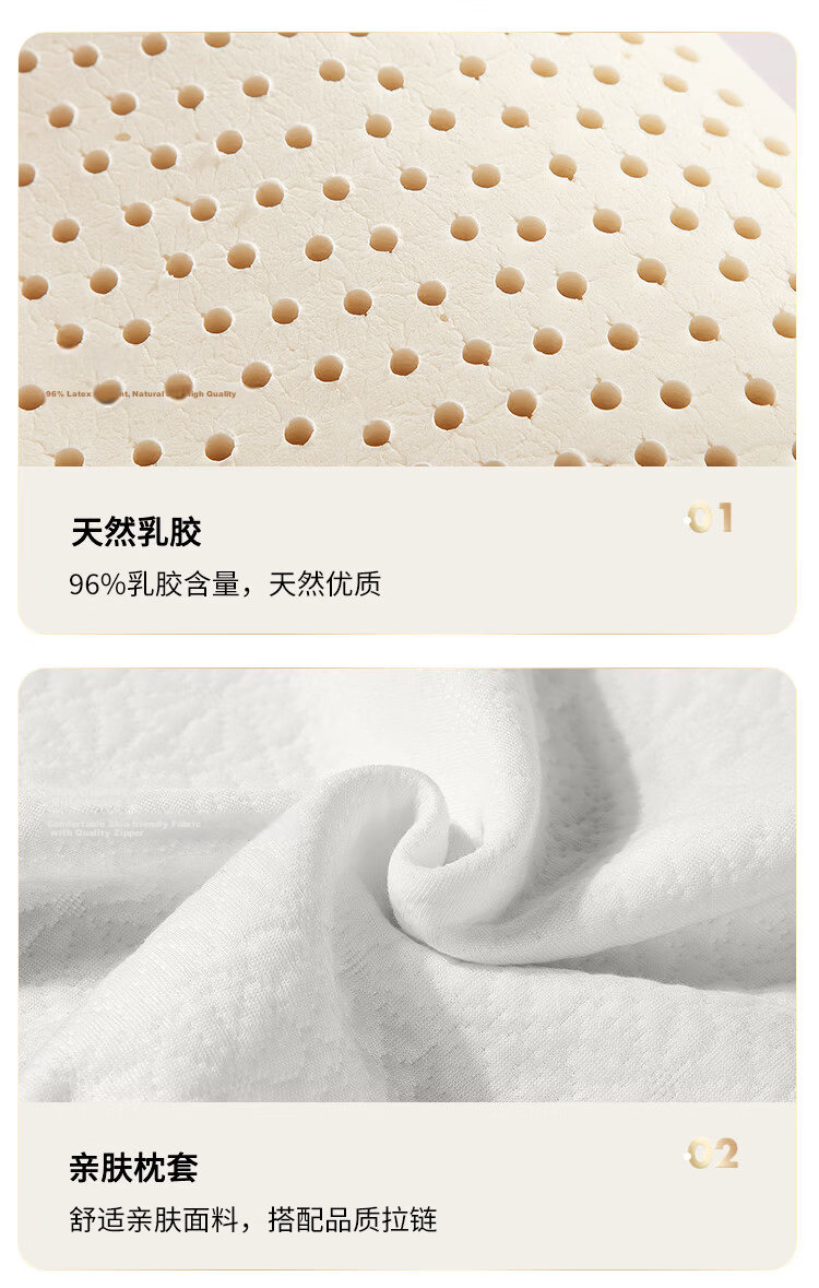 Dunlopillo ECO Low Wave Pillow, Imported Natural Latex Pillow from Sri Lanka, Cervical Pillow 16