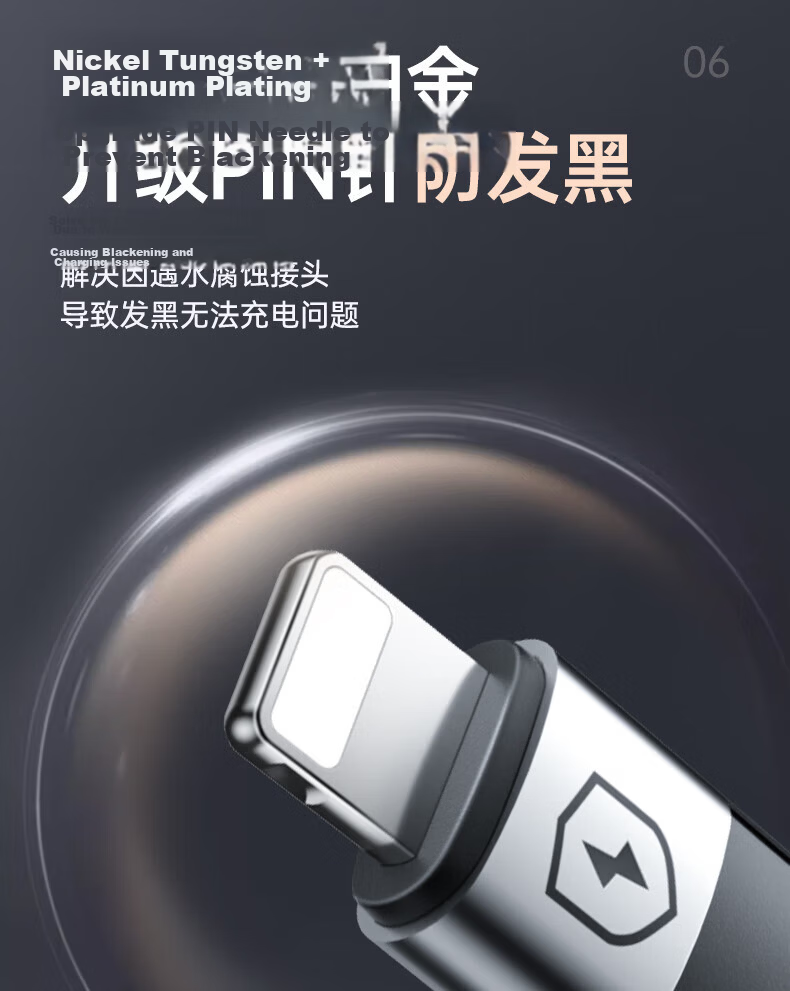 3-in-1 Fast Charging Cable Type-C to Apple Huawei Oppo Xiaomi Vivo Android Phones 1m Black 13