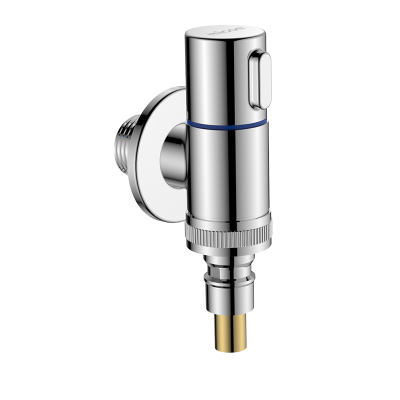 MICOE Washing Machine Faucet 4 Stainless Steel Angle Valve Tap Auto Shut-off M-SZ04K-1 (Gun Gray)